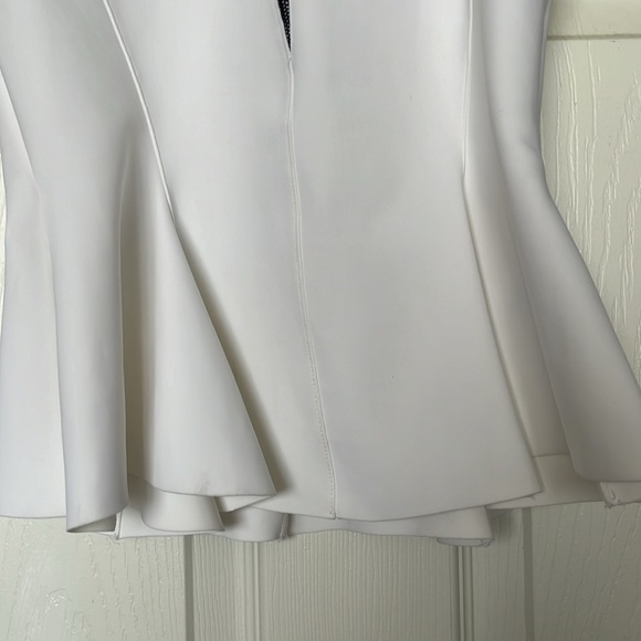 ROBERT RODRIGUEZ | Women's Bonded Techno Flounced Top Sz US 6 - Picture 7 of 8